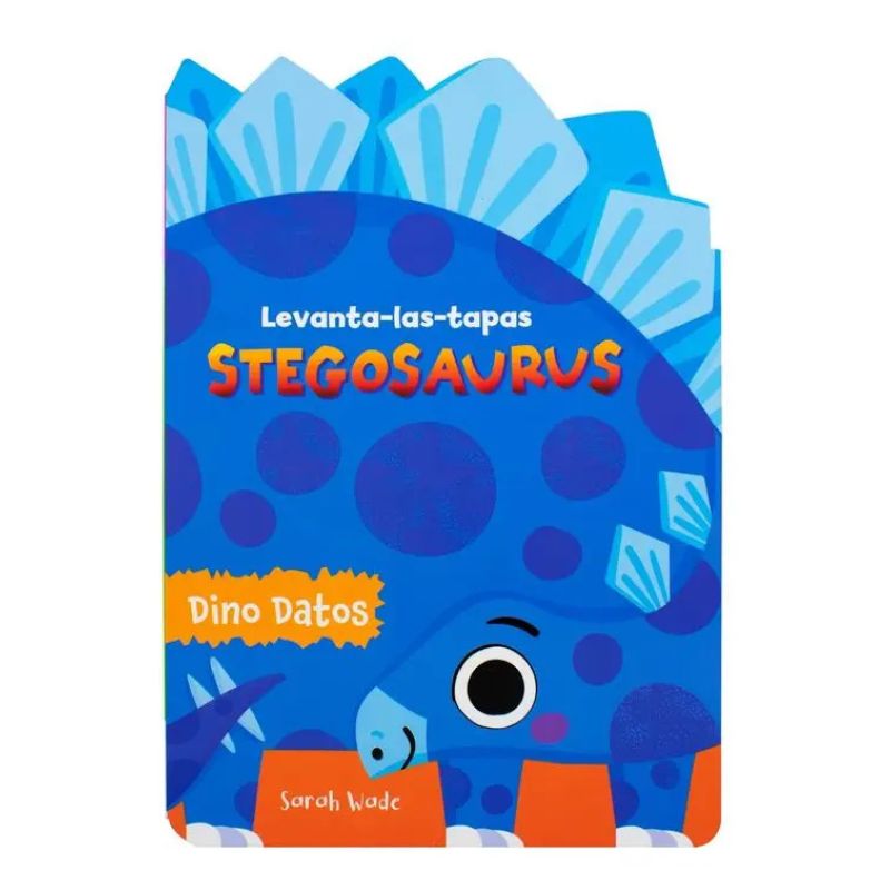 STEGOSAURUS - LEVANTA-LAS-TAPAS - DINO DATOS - CARTONE (Nuevo)