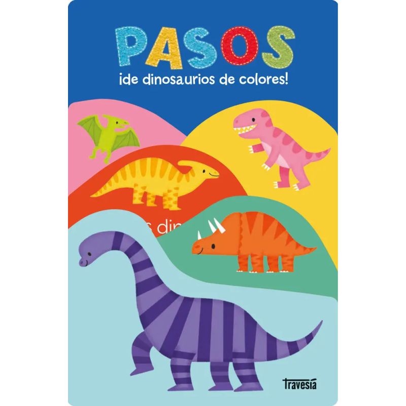 PASOS DE DINOSAURIOS DE COLORES! (Nuevo)