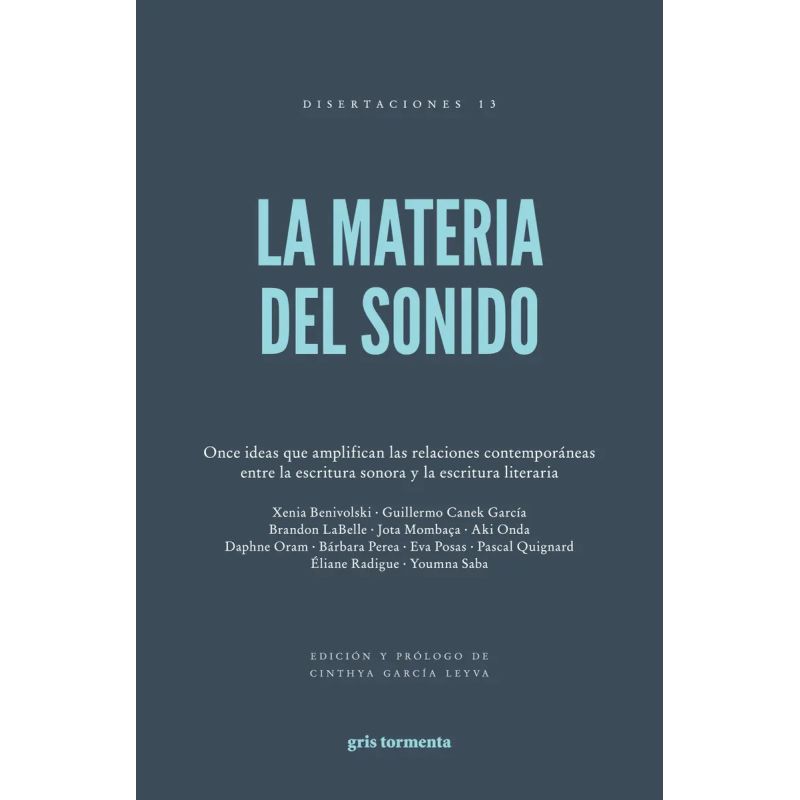 MATERIA DEL SONIDO, LA - ESCRITURA SONORA Y ESCRITURA LITERARIA (Nuevo)