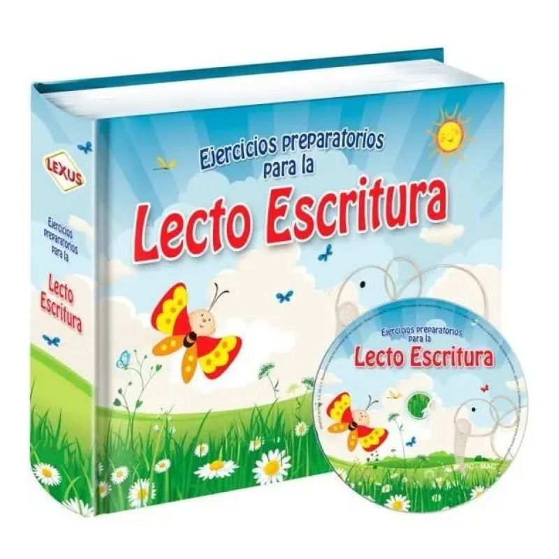 LECTO ESCRITURA EJERCICIOS PREPARATORIOS 3 VOLS. + CDROM (Nuevo)