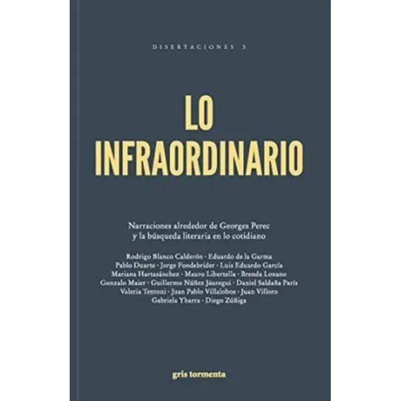 LO INFRAORDINARIO (Nuevo)
