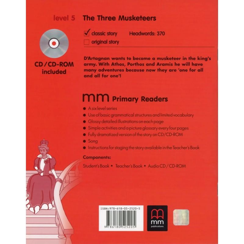 THREE MUSKETEERS, THE - PRIMARY READERS 5 + CD-ROM (Nuevo) - Miniatura 2