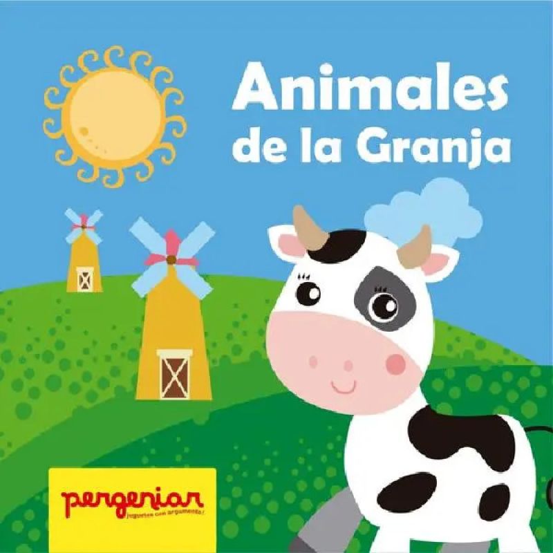 ANIMALES DE LA GRANJA - 2 TEXTURAS - CUENTO DE TELA (Nuevo)