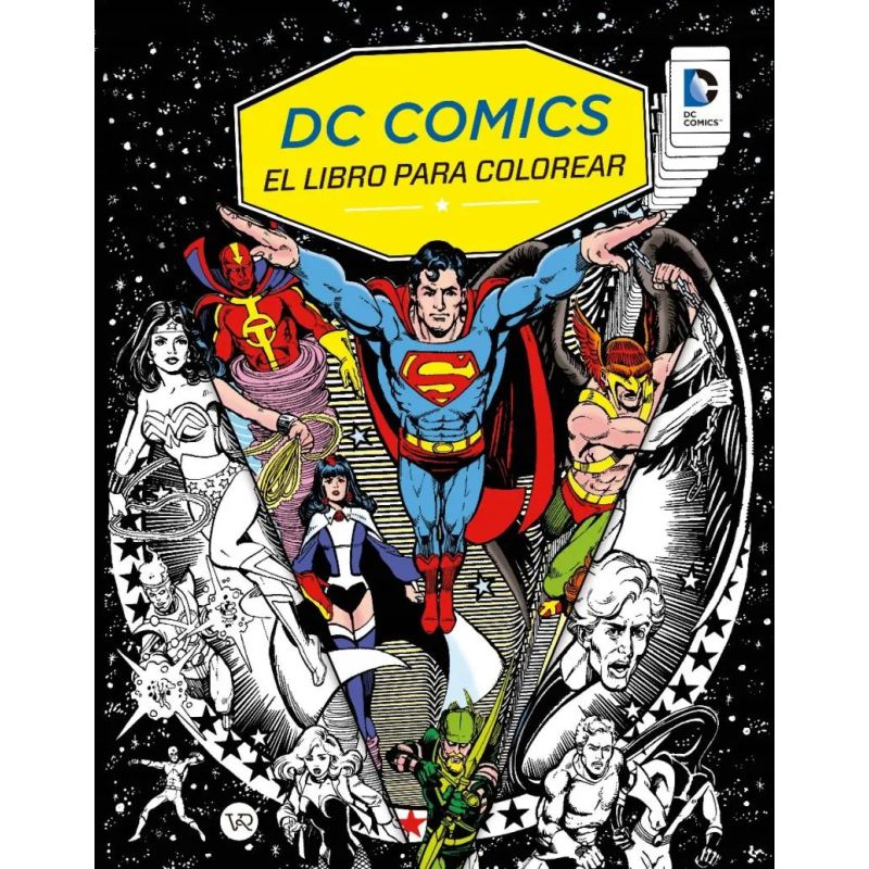 DC COMICS - LIBRO PARA COLOREAR (Nuevo)