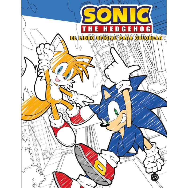SONIC THE HEDGEHOG - EL LIBRO OFICIAL PARA COLOREAR (Nuevo)
