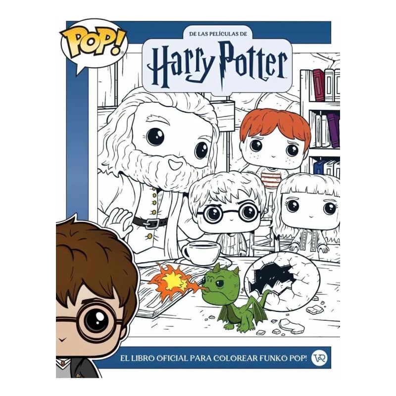 HARRY POTTER - EL LIBRO OFICLIAL PARA COLOREAR FUNKO POP (Nuevo)