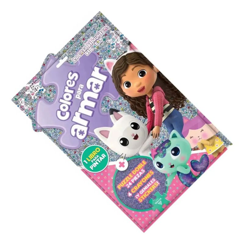 FLOW PACK COLORES PARA ARMAR - GABBY DOLL HOUSE (Nuevo) - Miniatura 2