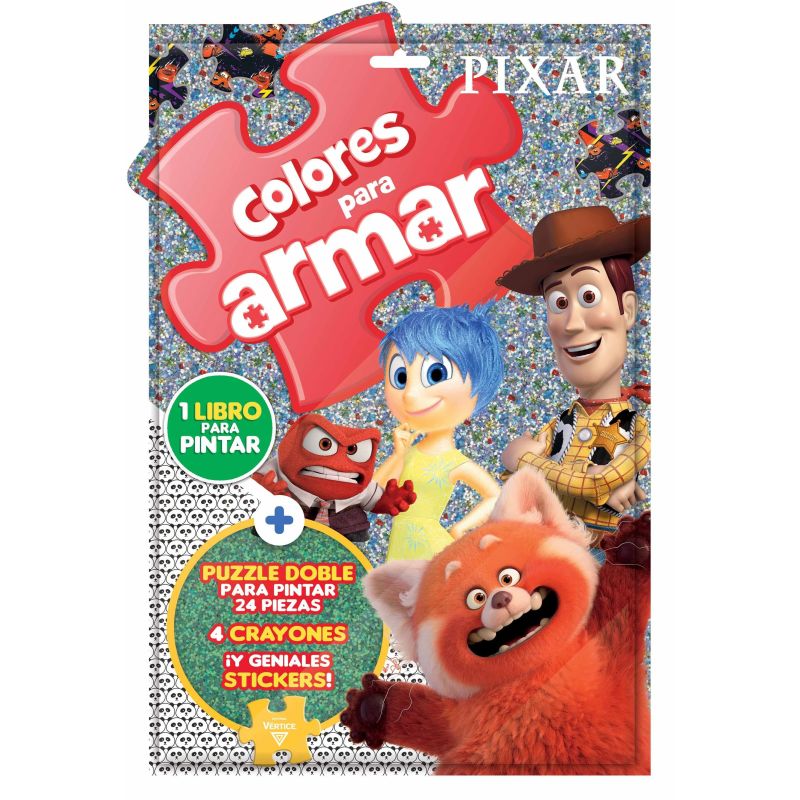 FLOW PACK COLORES PARA ARMAR - PIXAR (Nuevo)
