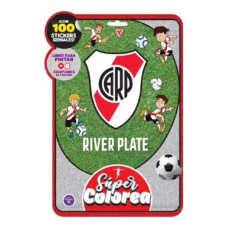 RIVER - FLOW PACK SUPER COLOREA + 100 STICKERS (Nuevo)