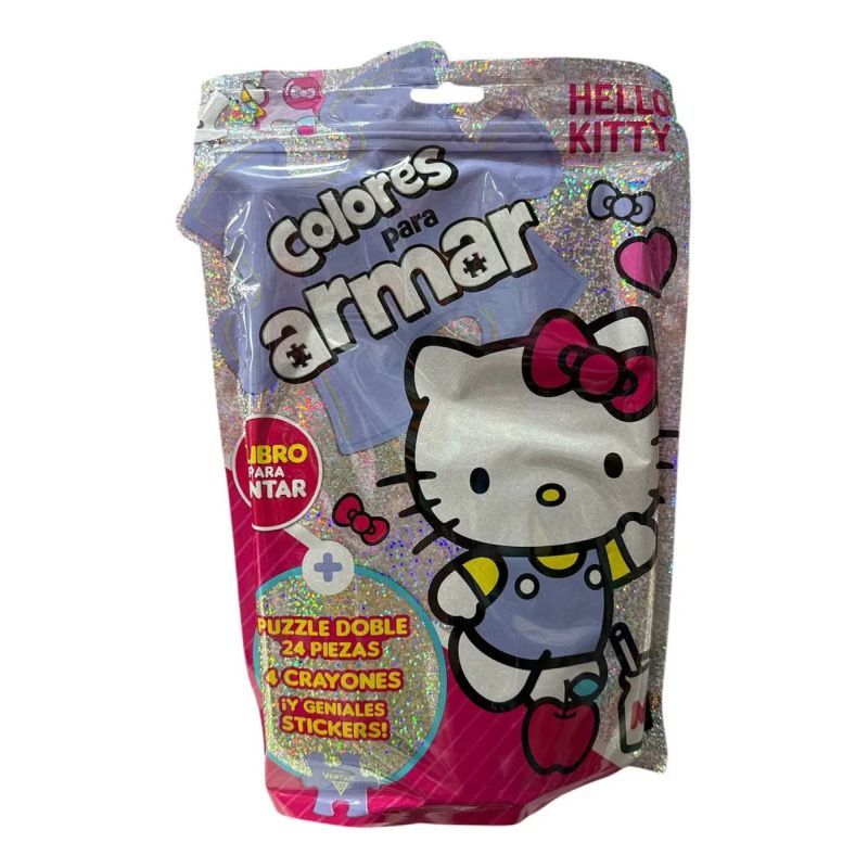 HELLO KITTY - FLOW PACK COLORES PARA ARMAR (Nuevo)