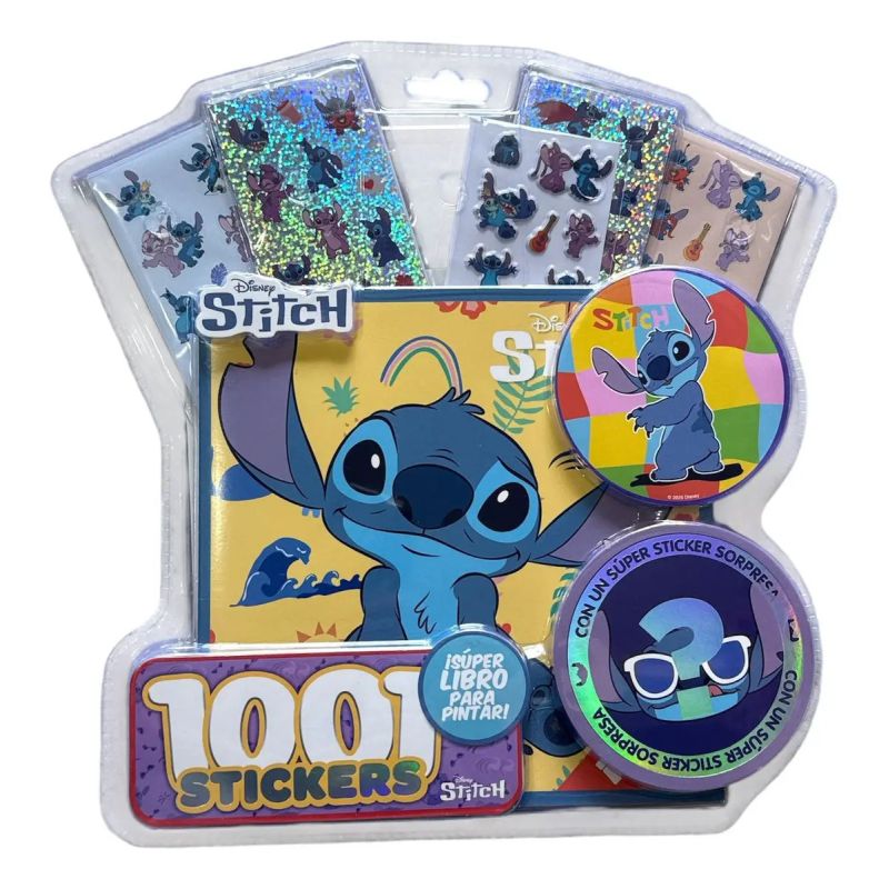 STITCH - BLISTER 1001 STICKERS (Nuevo)