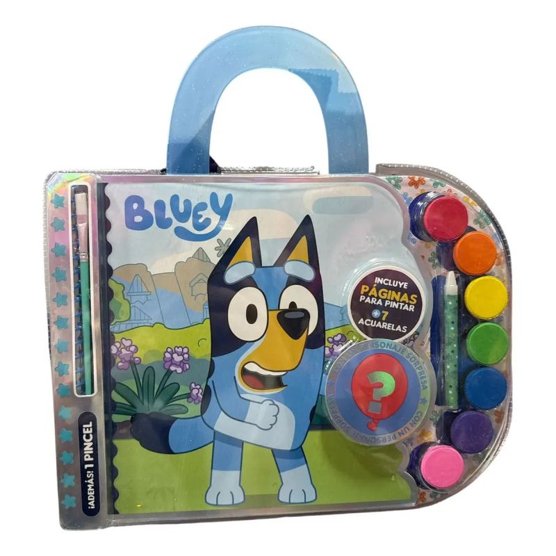 BLISTER ACUARELAS - BLUEY (Nuevo)