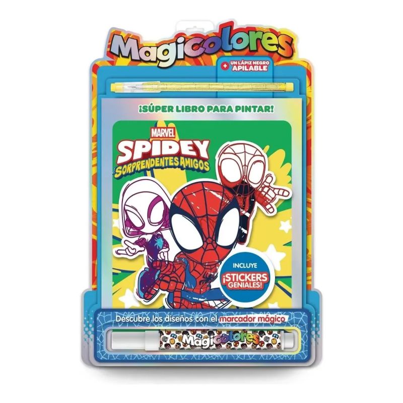 BLISTER MAGICOLORES - SPIDEY &amp; FRIENDS (Nuevo)