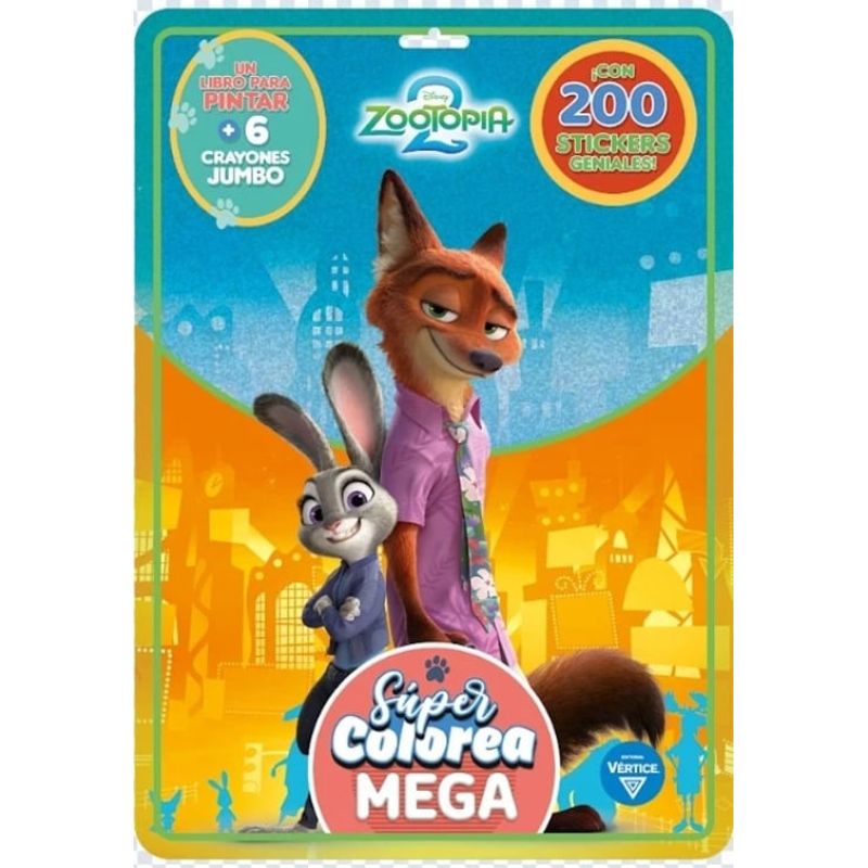 FLOW PACK SUPER COLOREA - ZOOTOPIA 2 (Nuevo)