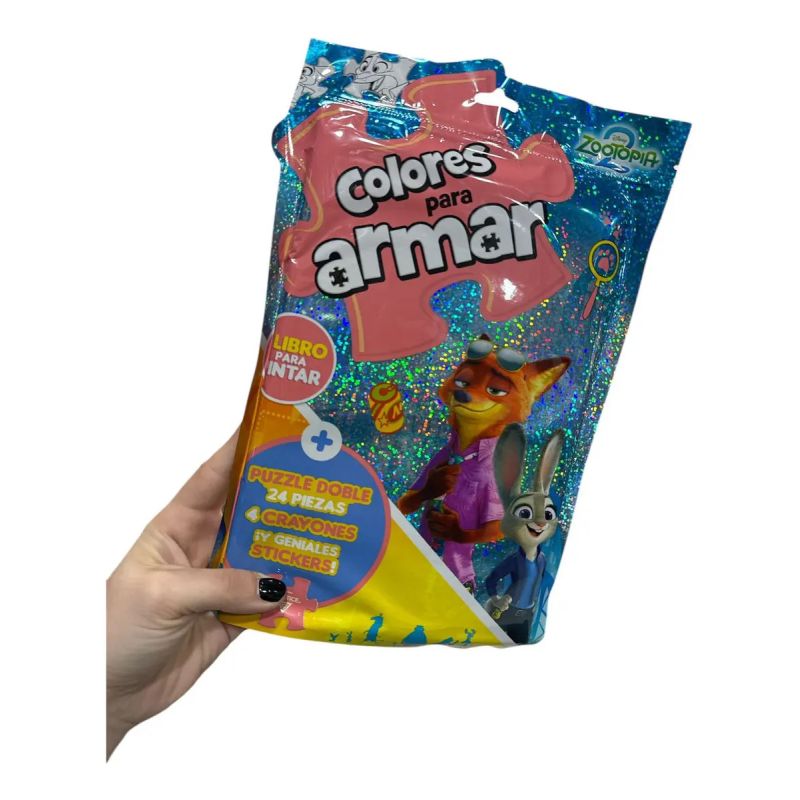 FLOW PACK COLORES PARA ARMAR ZOOTOPIA 2 (Nuevo) - Miniatura 2