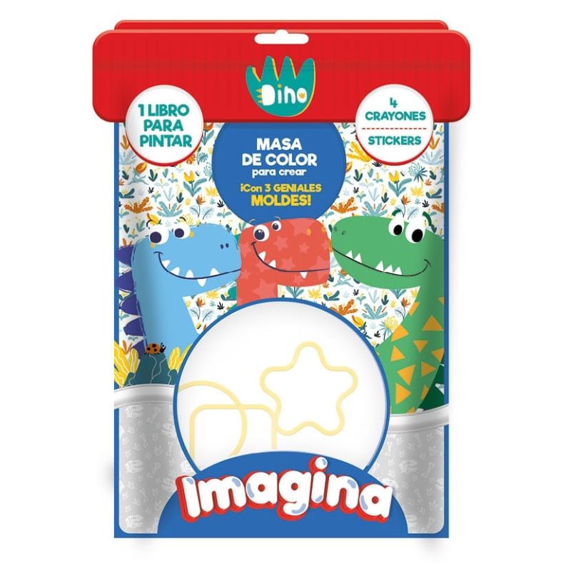 FLOW PACK IMAGINA MASAS - DINO (Nuevo)