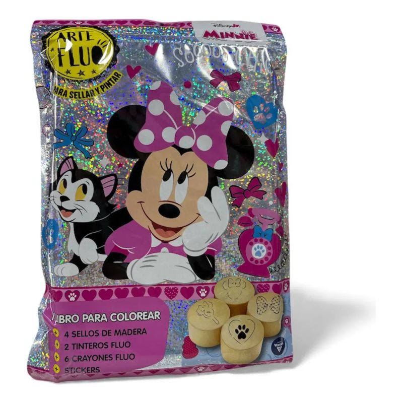 FLOW PACK ARTE FLUO SELLOS - MINNIE (Nuevo)