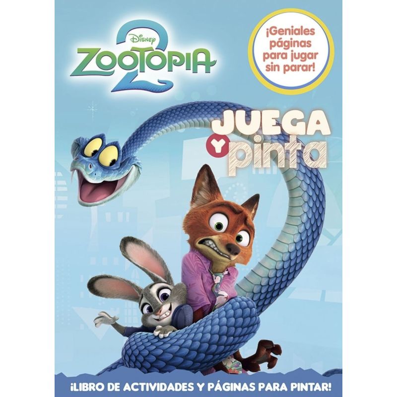 ZOOTOPIA 2 - PINTA Y JUEGA CON ACTIVIDADES A TODO COLOR (Nuevo)