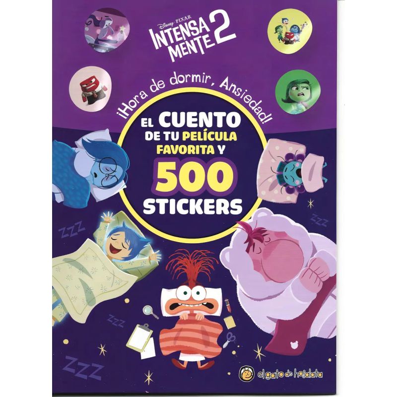 HORA DE DORMIR, ANSIEDAD! - INTENSAMENTE 2 - MUNDO DE STICKERS (Nuevo)