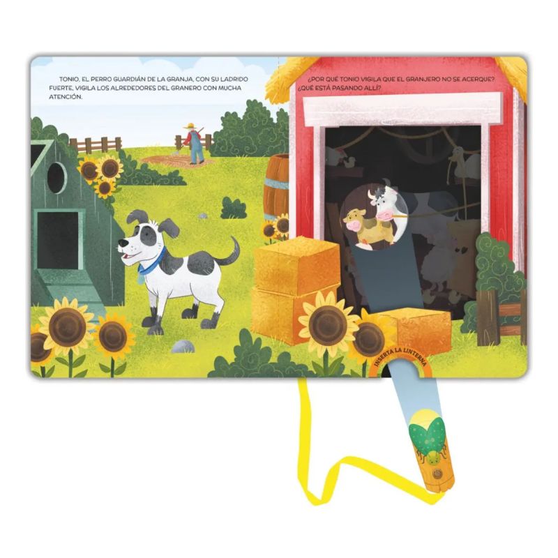 DESCUBRE Y SORPRENDETE EN LA GRANJA - LIBRO LINTERNA - POPUP (Nuevo) - Miniatura 2