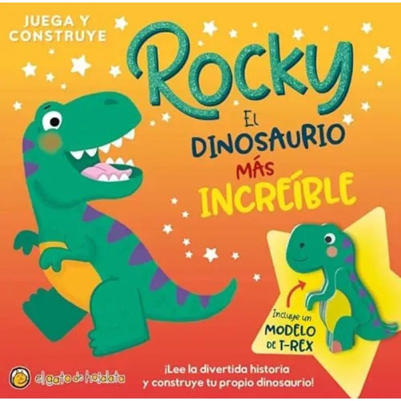 ROCKY, EL DINOSAURIO MAS INCREIBLE - JUEGA Y CONSTRUYE (KIT) (Nuevo)