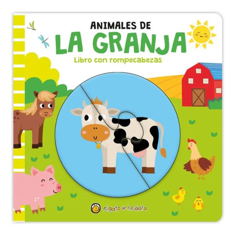 ANIMALES DE LA GRANJA - JUEGO Y DESCUBRO - CARTONE (Nuevo)