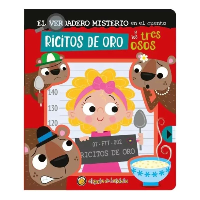 RICITOS DE ORO Y LOS TRES OSOS - EL VERDADERO MISTERIO EN EL CUENTO - CARTONE (Nuevo)