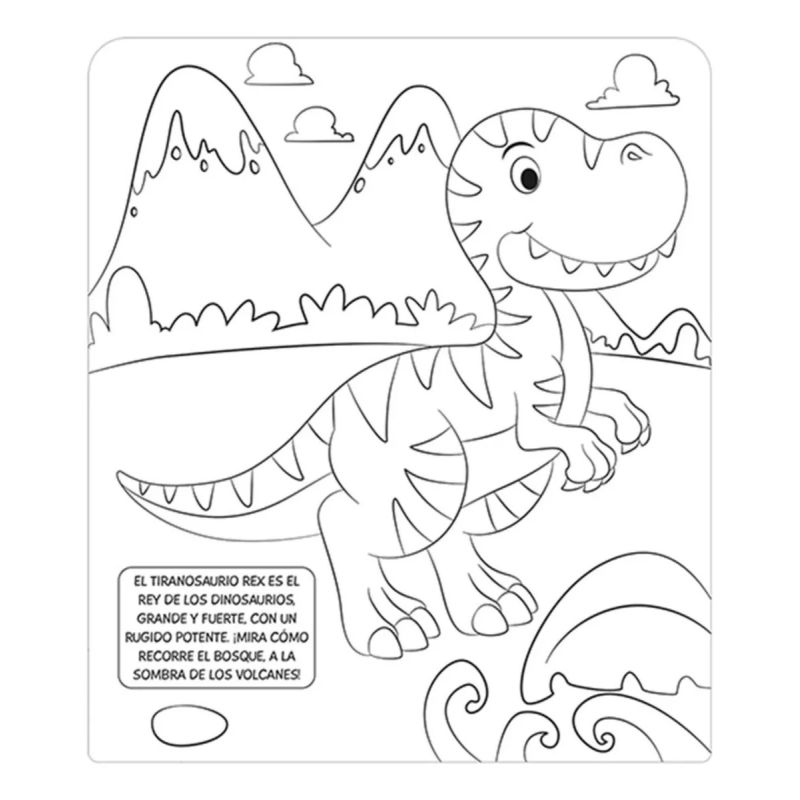 DINOSAURIOS - COLOREA Y JUEGA (5 JUGUETES) (Nuevo) - Miniatura 2