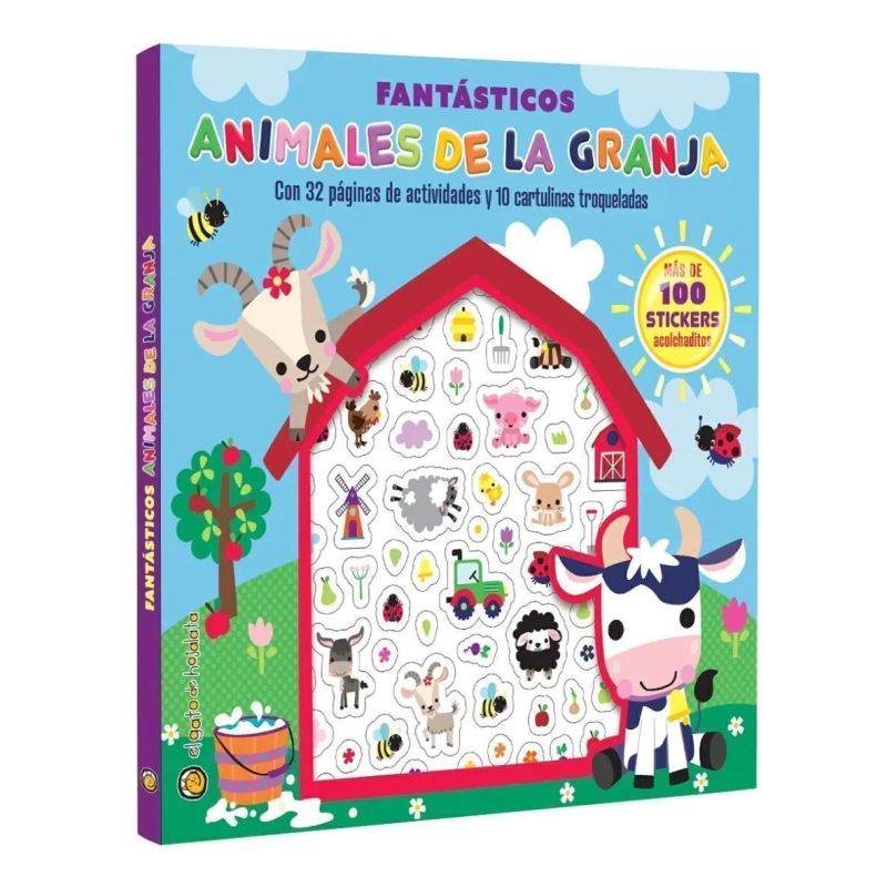 FANTASTICOS ANIMALES DE LA GRANJA - SUPER ACTIVIDADES ACOLCHADITAS (Nuevo)