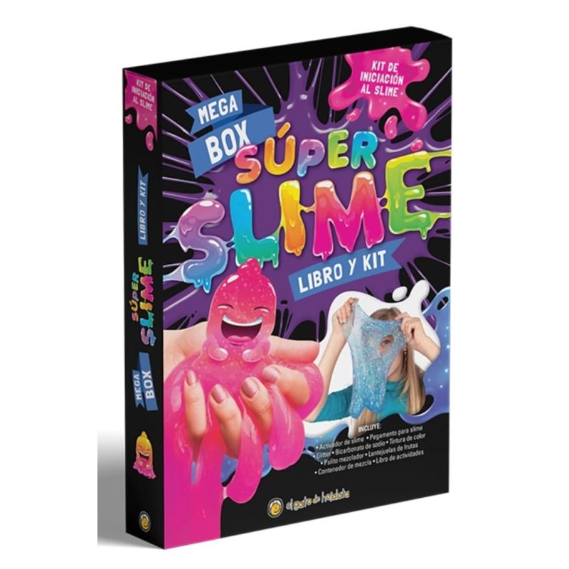SUPER SLIME - MEGA BOX - LIBRO + KIT (Nuevo)