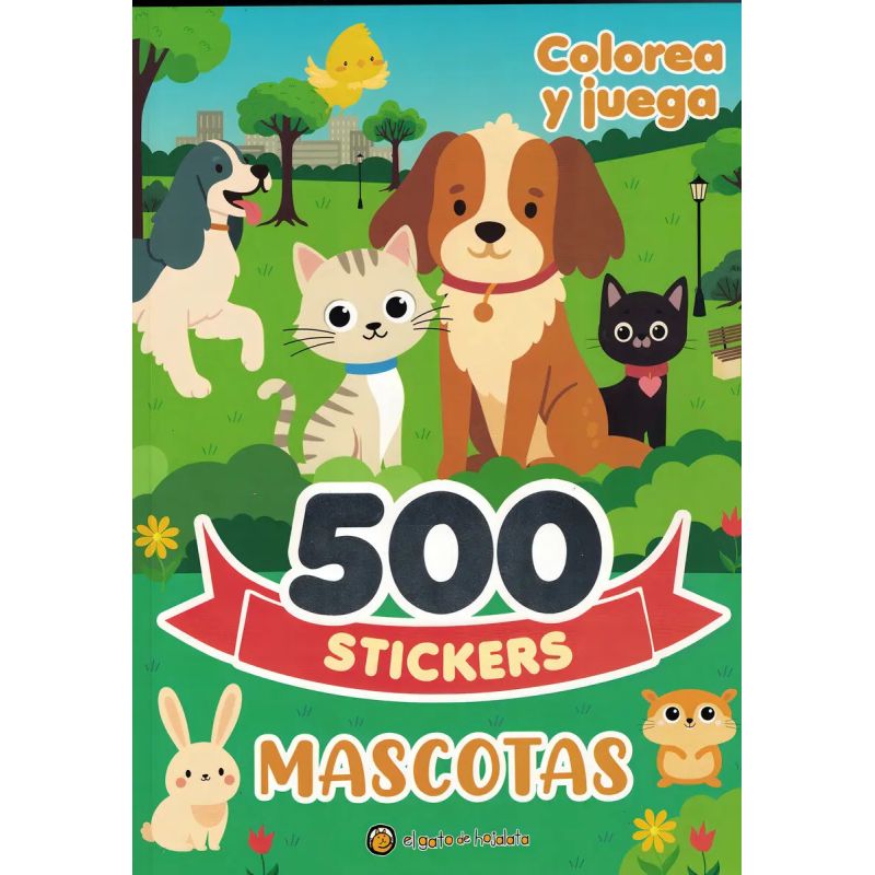 500 STICKERS MASCOTAS - 500 STICKERS (Nuevo)