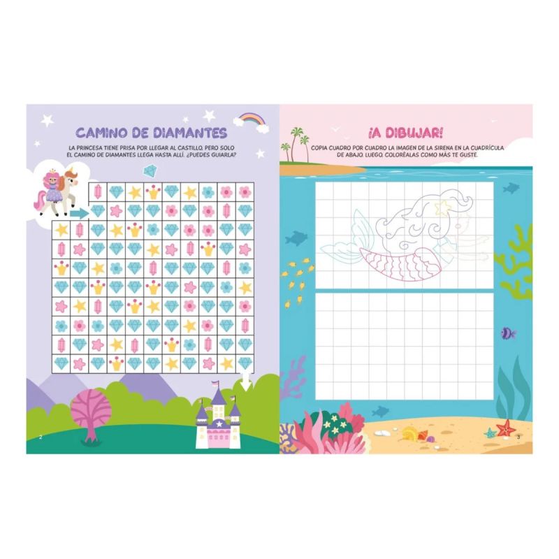 500 STICKERS PRINCESAS Y SIRENAS - 500 STICKERS (Nuevo) - Miniatura 3