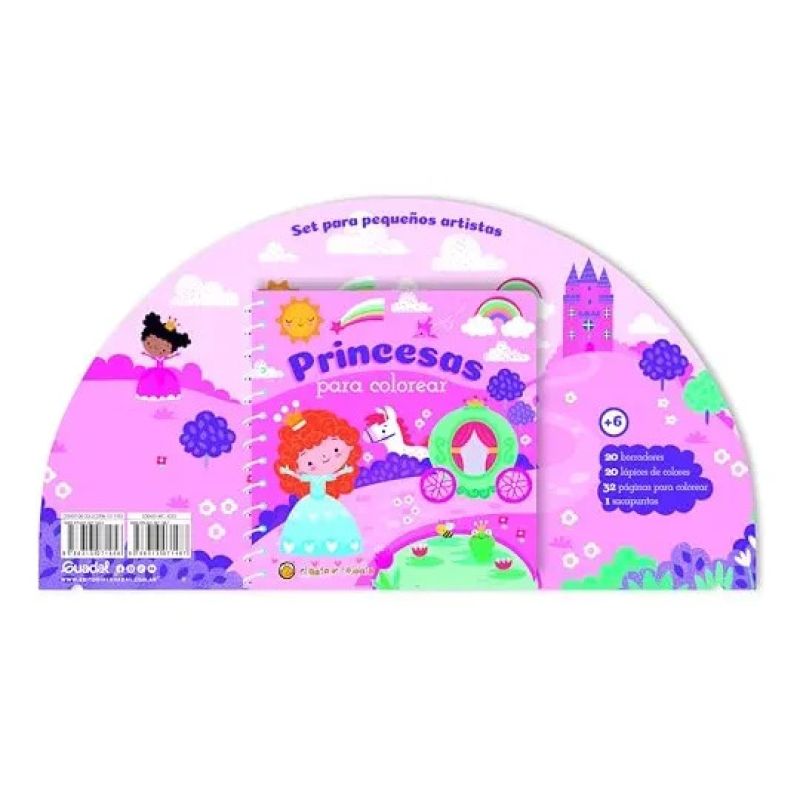 PRINCESAS - SET PARA PEQUEÑOS ARTISTAS (Nuevo)