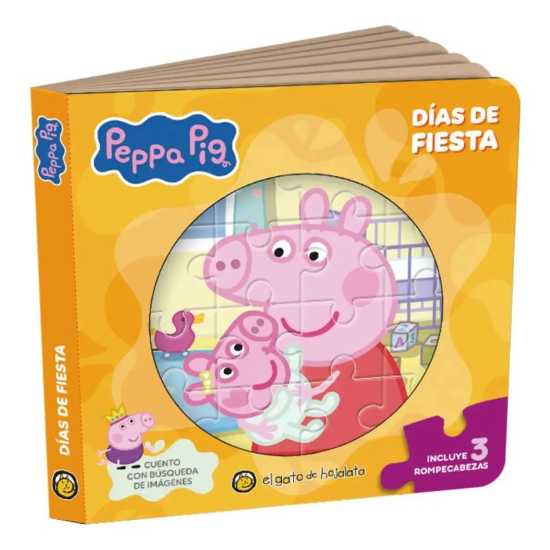 DIAS DE FIESTA - PEPPA - CUENTOS PARA ARMAR Y JUGAR (Nuevo)