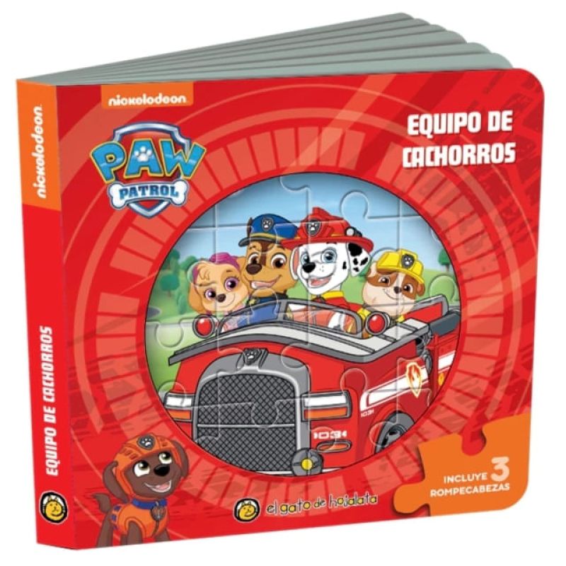 EQUIPO DE CACHORROS - PAW PATROL - CUENTOS PARA ARMAR Y JUGAR (Nuevo)