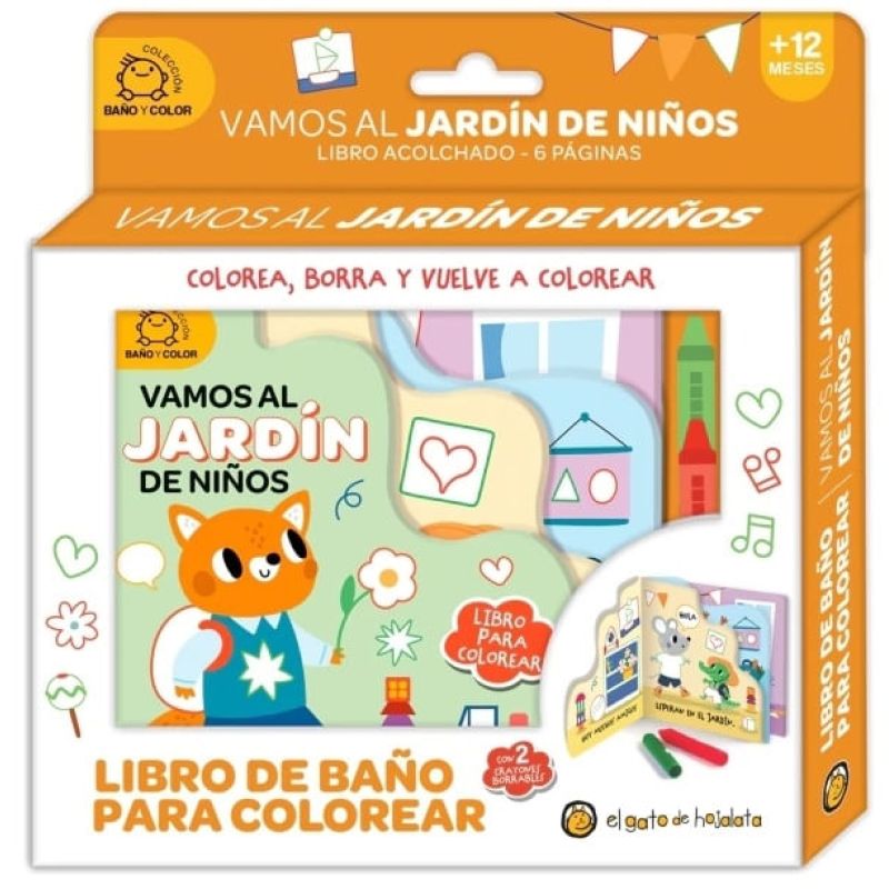 VAMOS AL JARDIN DE NIÑOS - BAÑO Y COLOR (Nuevo)