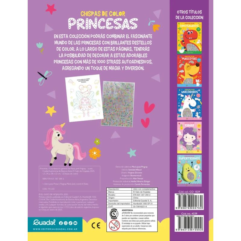 PRINCESAS - CHISPAS DE COLOR (Nuevo) - Miniatura 2