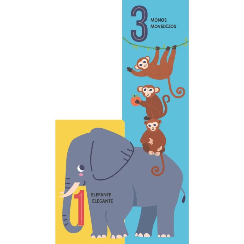 1, 2, 3... CUENTA Y DESCUBRE  ! UN LIBRO CON VENTANITAS ! - TD (Nuevo) - Miniatura 2
