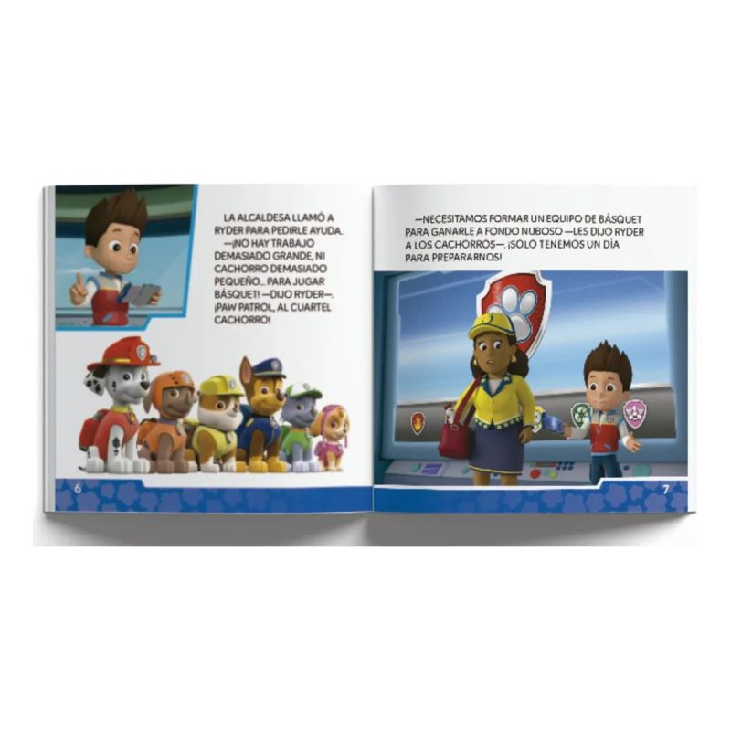 JUEGO DE BASQUET, EL - PAW PATROL - LEO Y JUEGO (Nuevo) - Miniatura 2