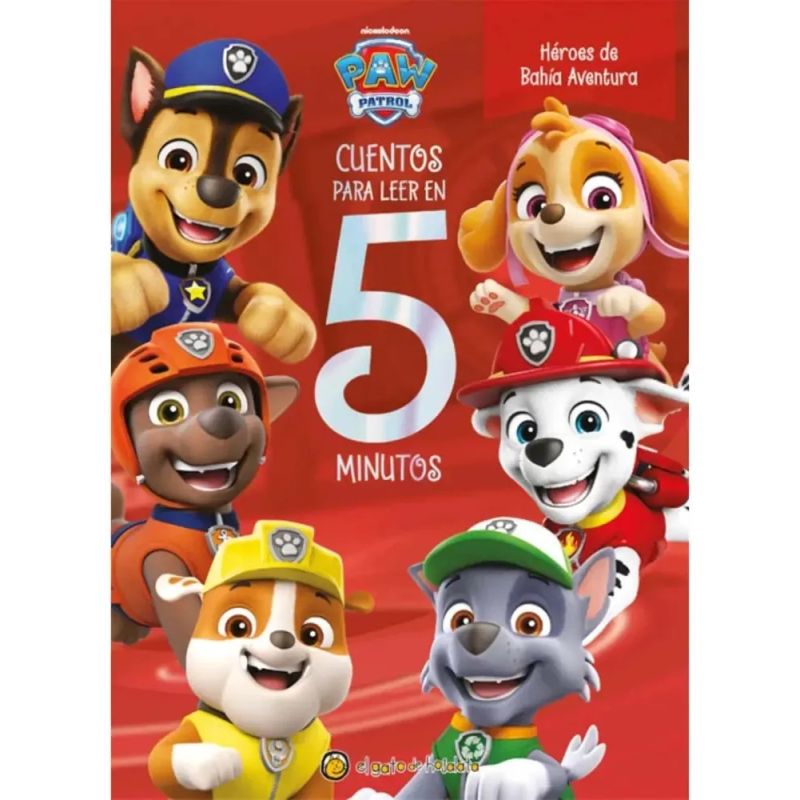 HEROES DE BAHIA AVENTURA - PAW PATROL - CUENTOS PARA LEER EN 5 MINUTOS - TD (Nuevo) - Miniatura 3