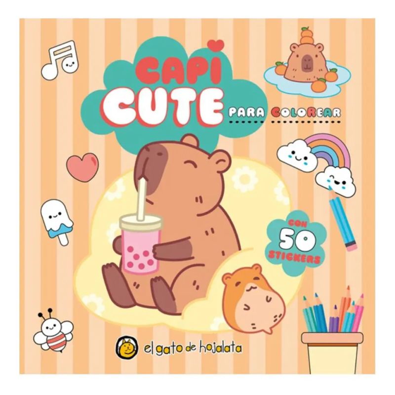 CAPI CUTE - PARA COLOREAR (Nuevo)