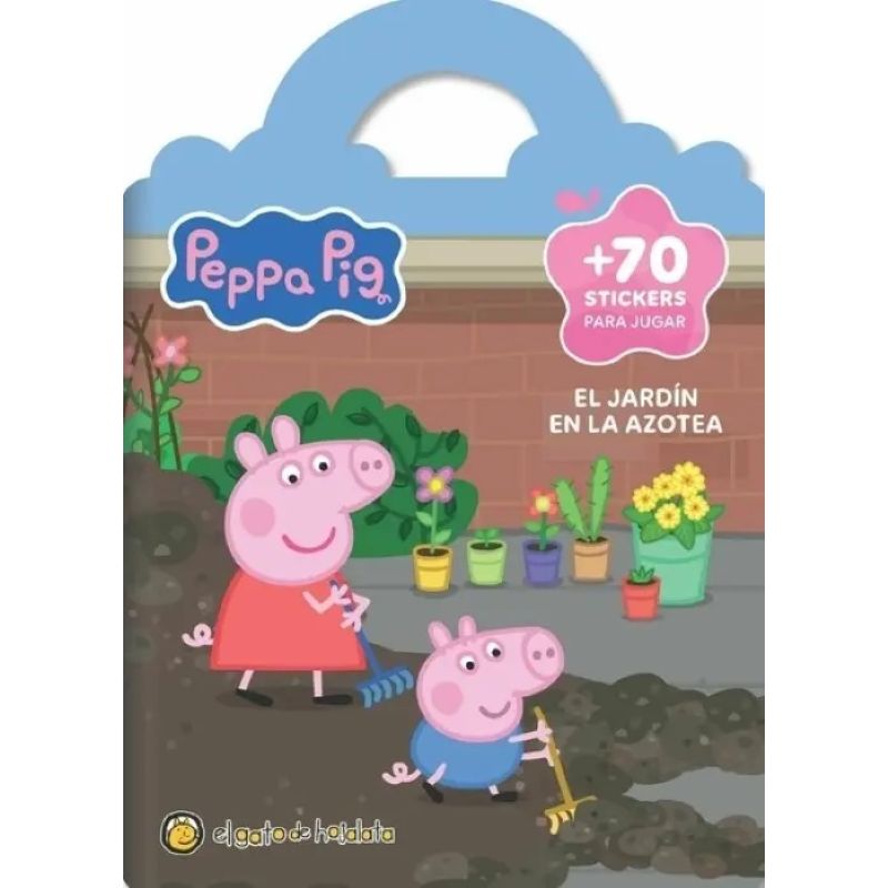 JARDIN EN LA AZOTEA, EL - PEPPA PIG - VALIJITA DE STICKERS (Nuevo)