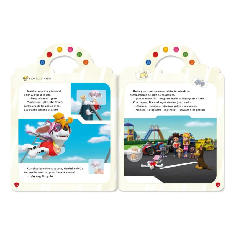 UN RESCATE CON CORAJE - PAW PATROL - VALIJITA DE STICKERS (Nuevo) - Miniatura 2
