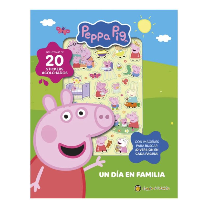UN DIA EN FAMILIA - PEPPA PIG - ACOLCHADITOS (Nuevo)