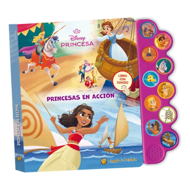 PRINCESAS EN ACCION - DISNEY - MUNDO DE SONIDOS (Nuevo)