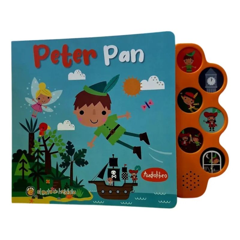 PETER PAN - CLASICOS CON SONIDO - CARTONE (Nuevo)