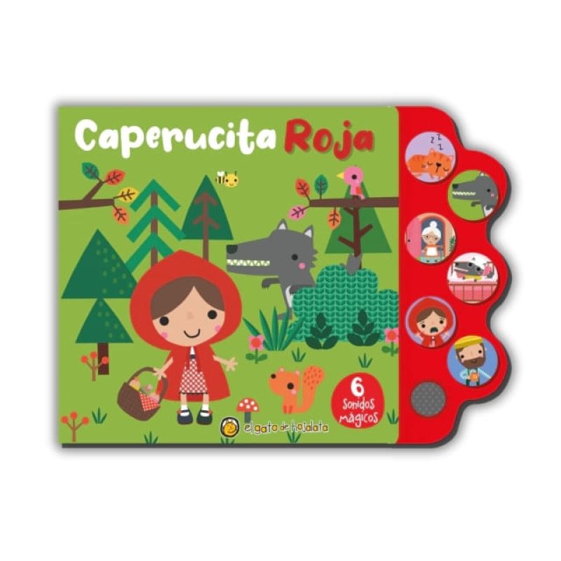 CAPERUCITA ROJA - CLASICOS CON SONIDO - CARTONE (Nuevo)