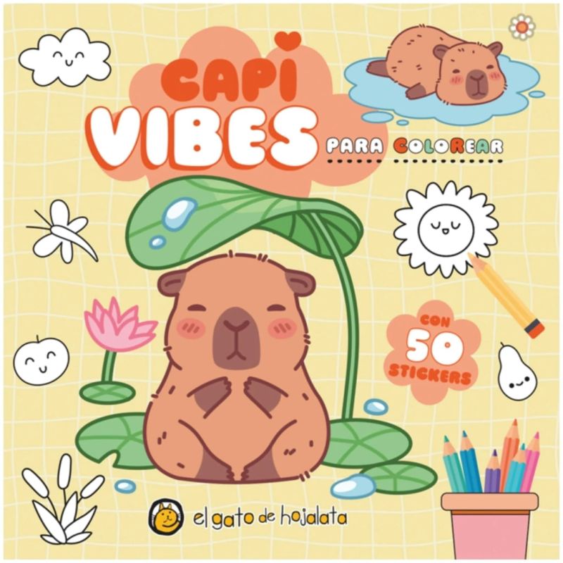 CAPI VIBES - CAPI PARA COLOREAR (Nuevo)