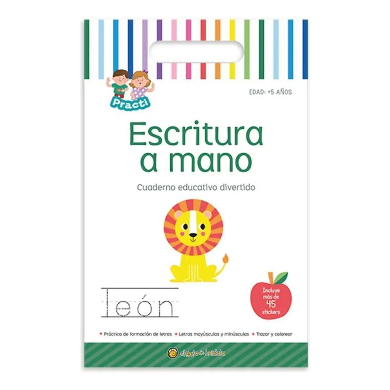 ESCRITURA A MANO - PRACTI CUADERNO EDUCATIVO DIVERTIDO (Nuevo)