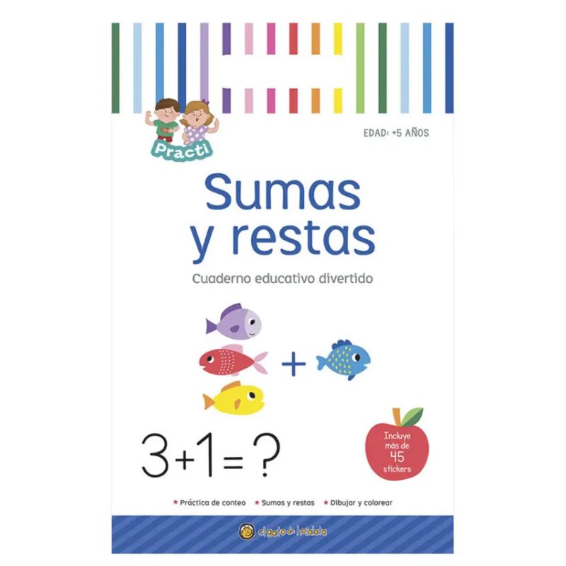 SUMAS Y RESTAS - PRACTI CUADERNO EDUCATIVO DIVERTIDO (Nuevo)